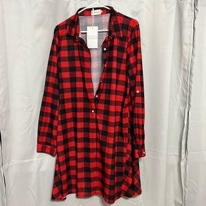 Buffalo Plaid Long Shirt